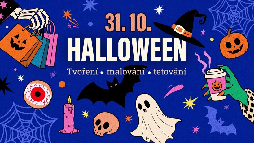 Halloween: tvoření, malování na obličej a třpytivá zábava