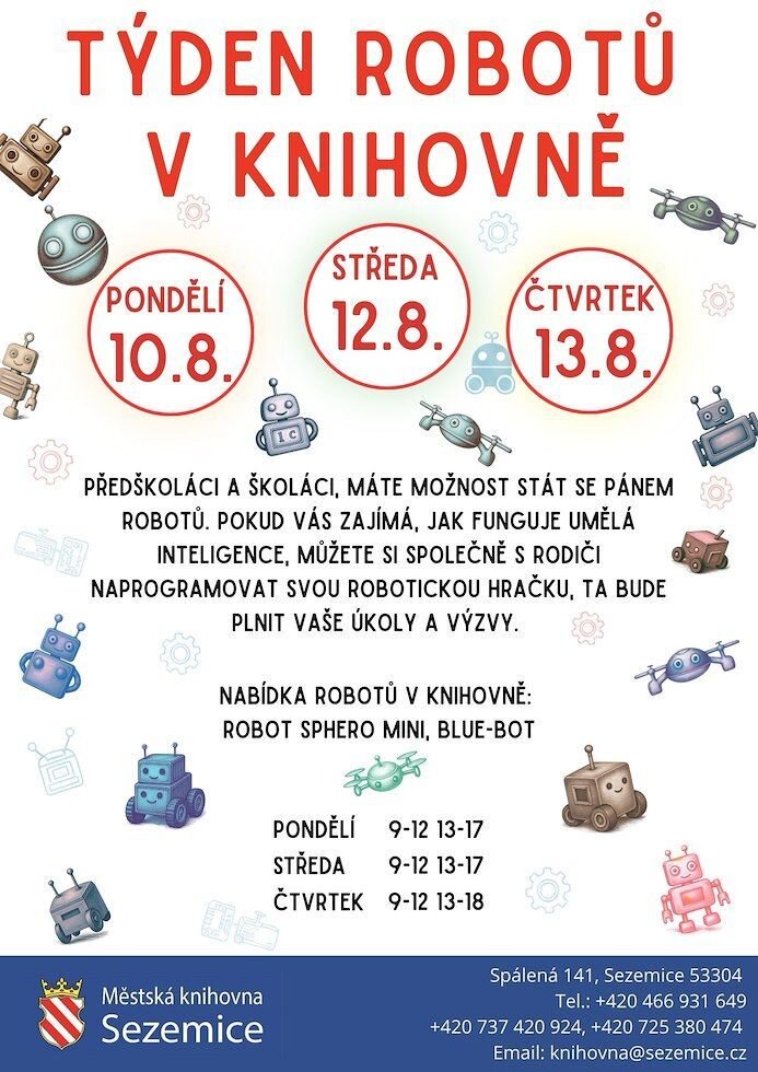 Týden robotů v knihovně