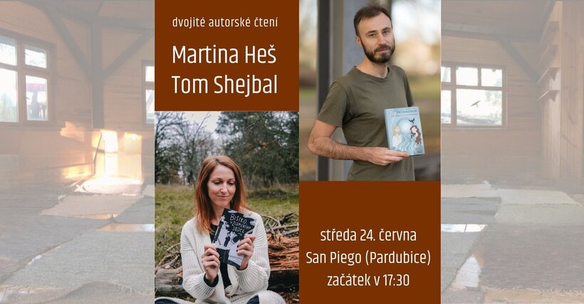 Dvojité autorské čtení: Martina Heš a Tom Shejbal
