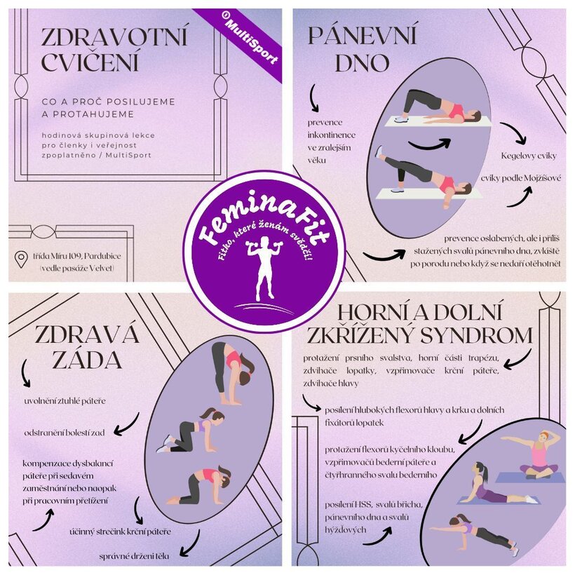 Zdravotní cvičení pro ženy
