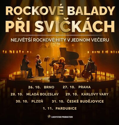 Rockové balady při svíčkách