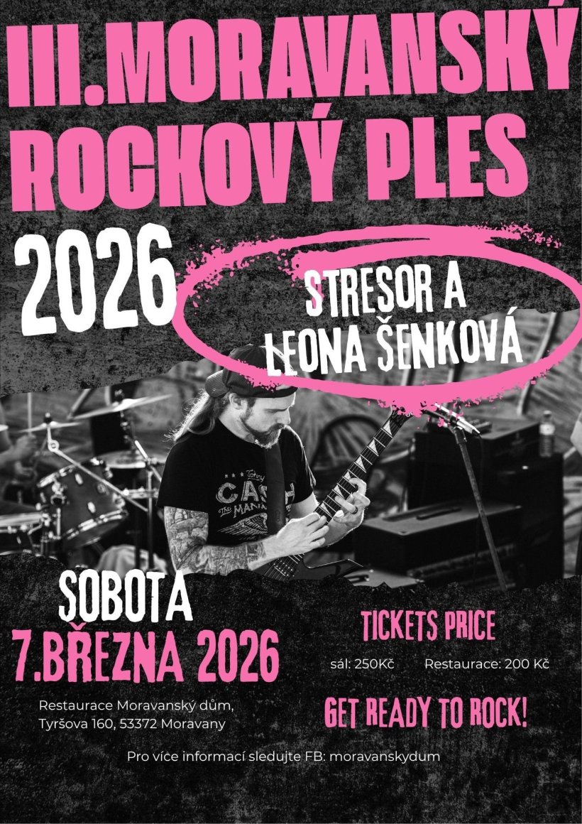 III. Moravanský rockový ples