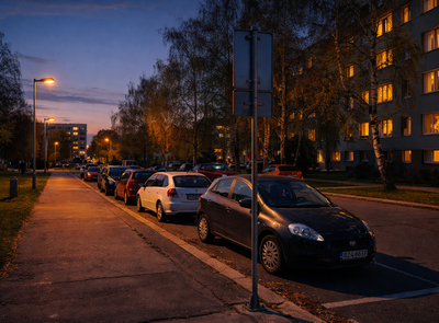 Brožíkova ulice v Polabinách přejde do režimu Zóny 30. Změny přinesou více parkovacích míst i vyšší bezpečnost