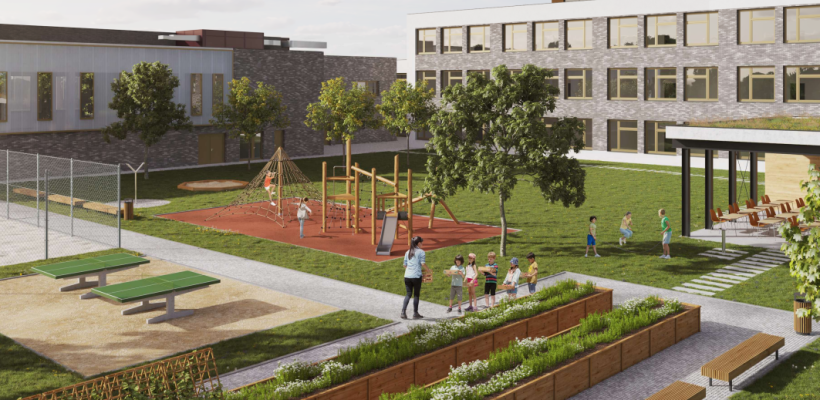 Nová škola T. G. Masaryka se blíží, v kasárnách startují první práce