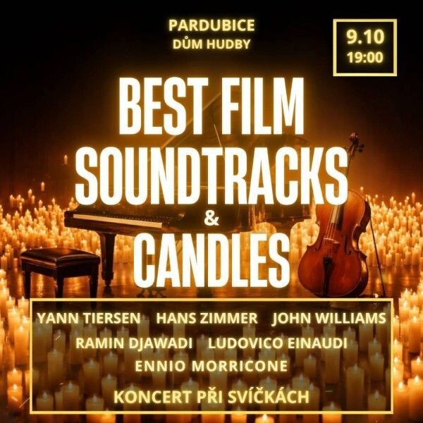 Piano&Cello Best Film Soundtracks & Candles