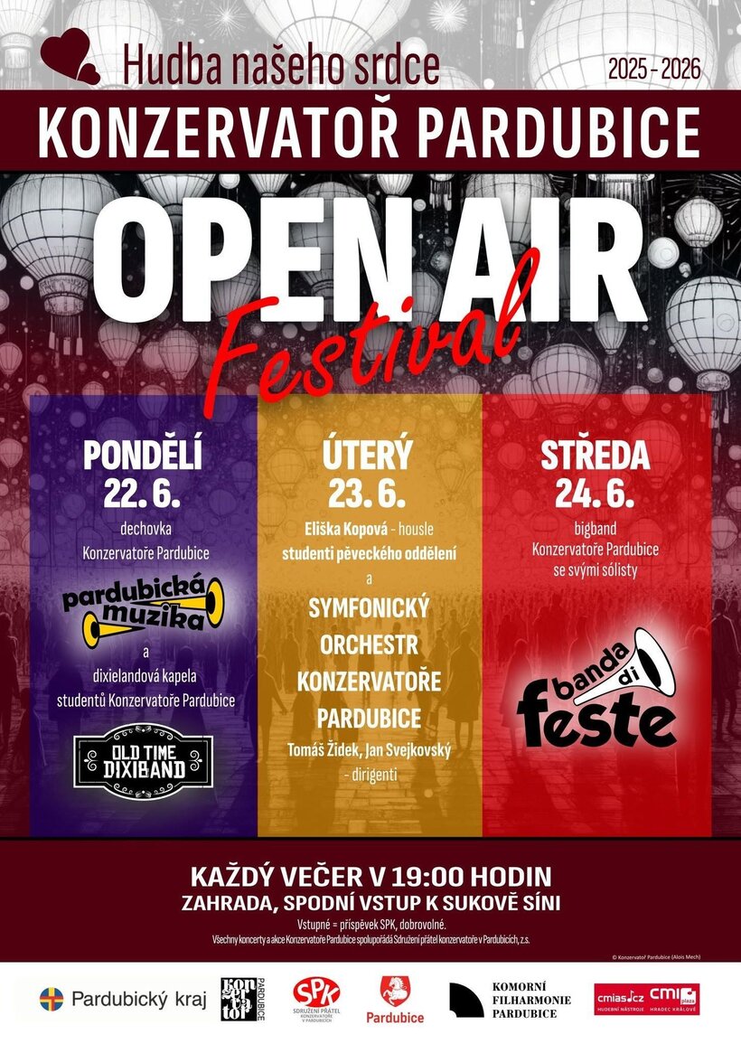 Open Air festival Konzervatoře Pardubice