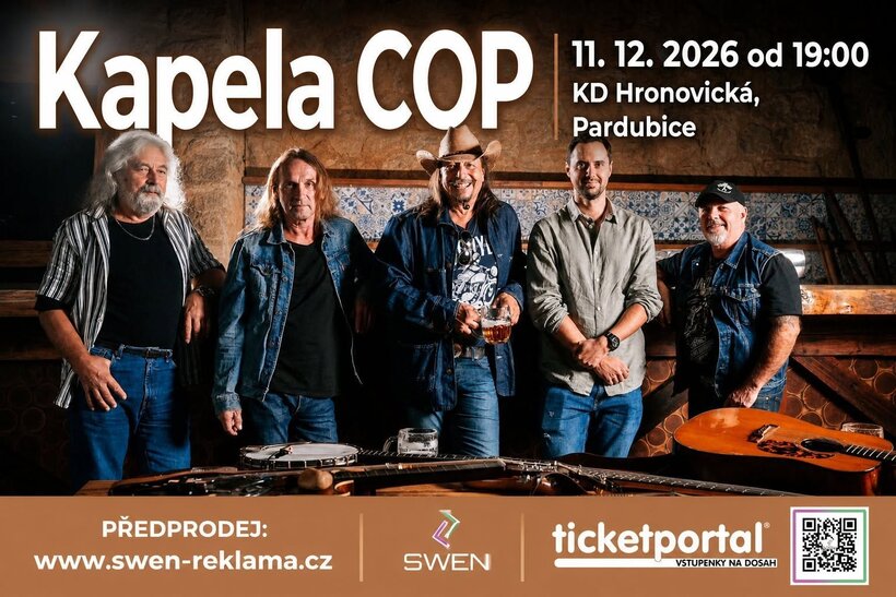 Vánoční koncert kapely Cop