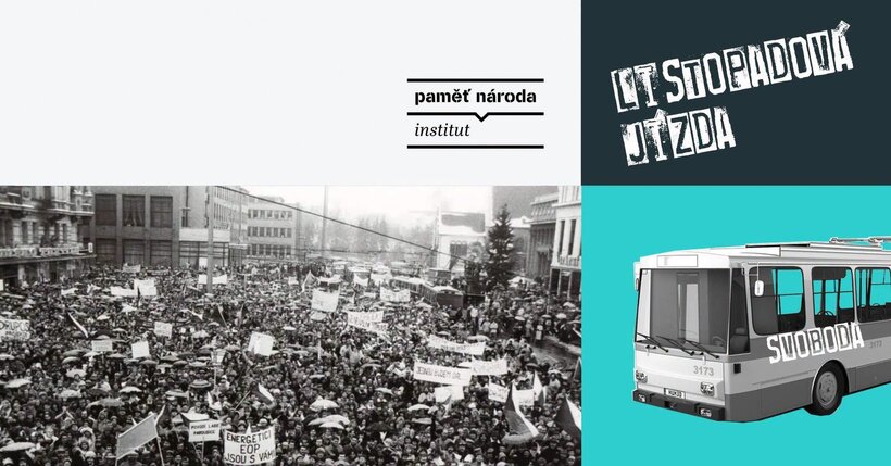 Listopadová jízda s Pamětí národa
