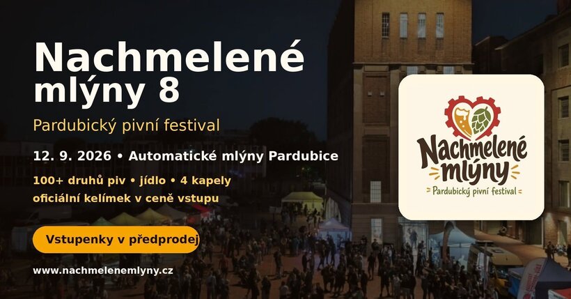 Nachmelené mlýny 8 - Pardubický pivní festival 2026