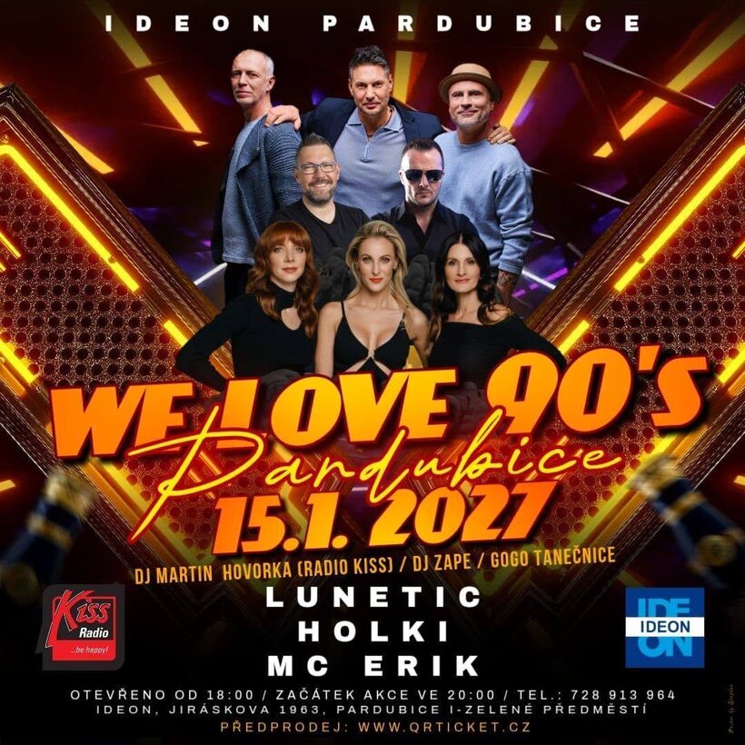 We Love 90's: Lunetic, Holki a Mc Erik feat Ivana 90's
