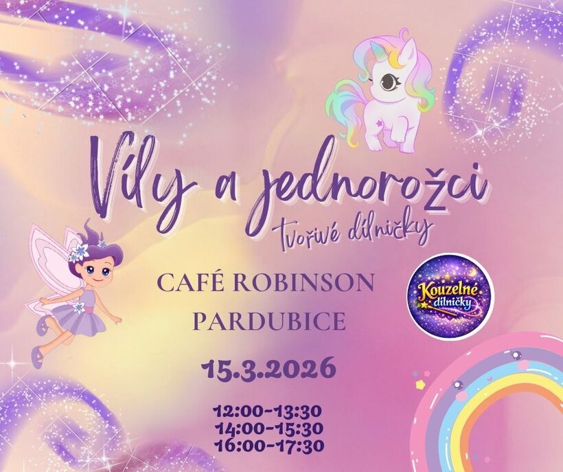 Víly a jednorožci - tvořivé dílničky s vílami