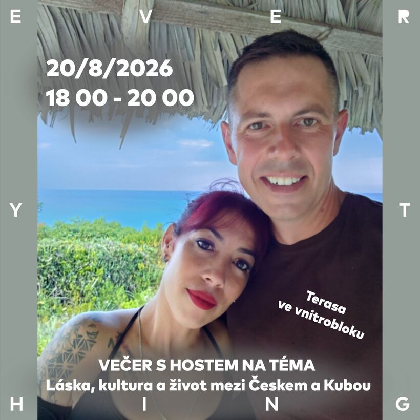 Večer na téma "láska, kultura a život mezi Českem a Kubou"