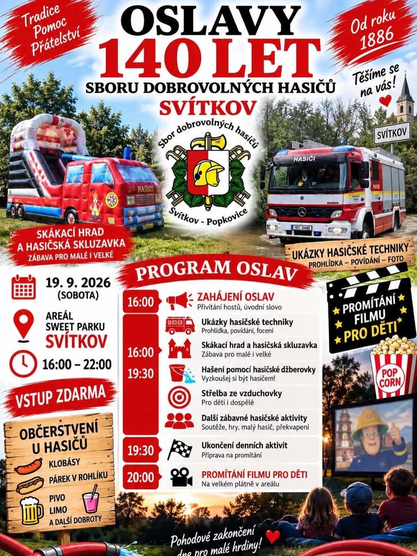Oslavy 140 let SDH Svítkov
