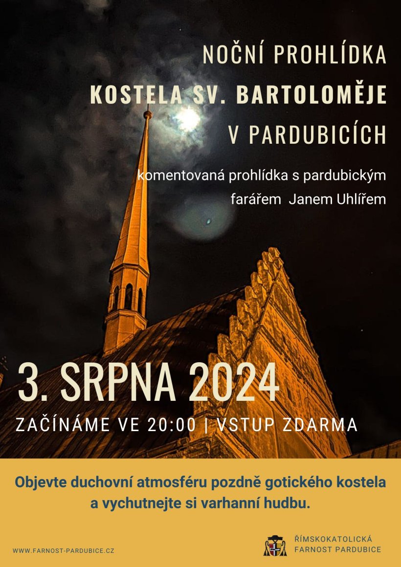 Noční prohlídka kostela sv. Bartoloměje