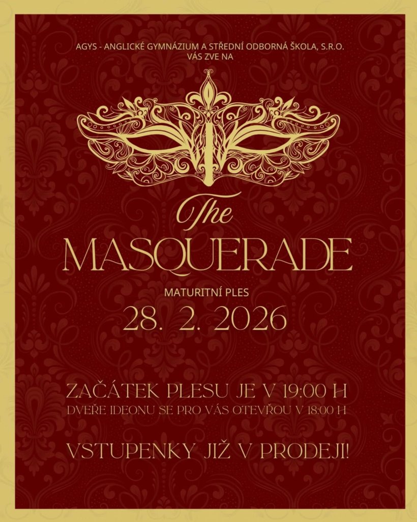 Maturitní ples AGYS - The Masquerade