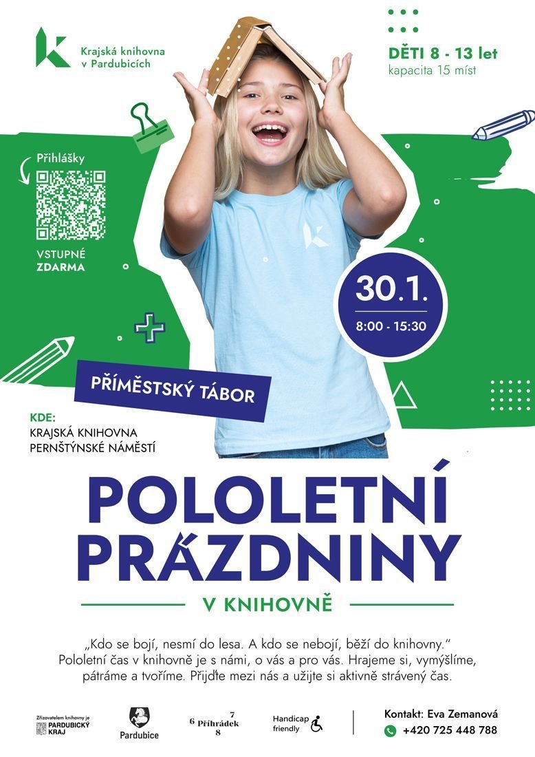 Pololetní prázdniny v knihovně