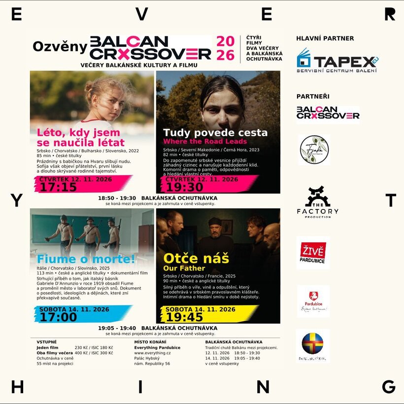Ozvěny Balcan Crossover 2026 - film Léto, kdy jsem se naučila létat