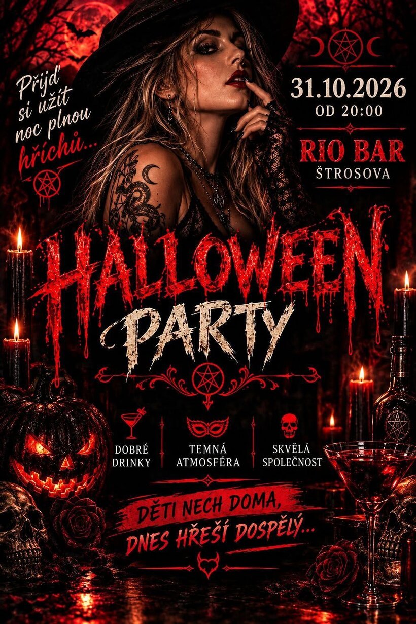 Halloween party pro dospělé