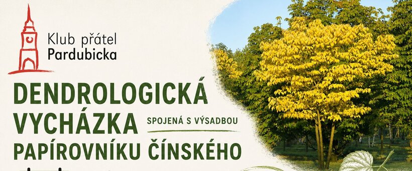 Dendrologická vycházka spojená s výsadbou Papírovníku čínského