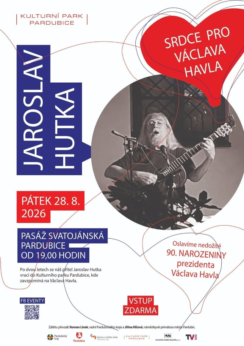 Koncert Jaroslava Hutky - srdce pro Václava Havla