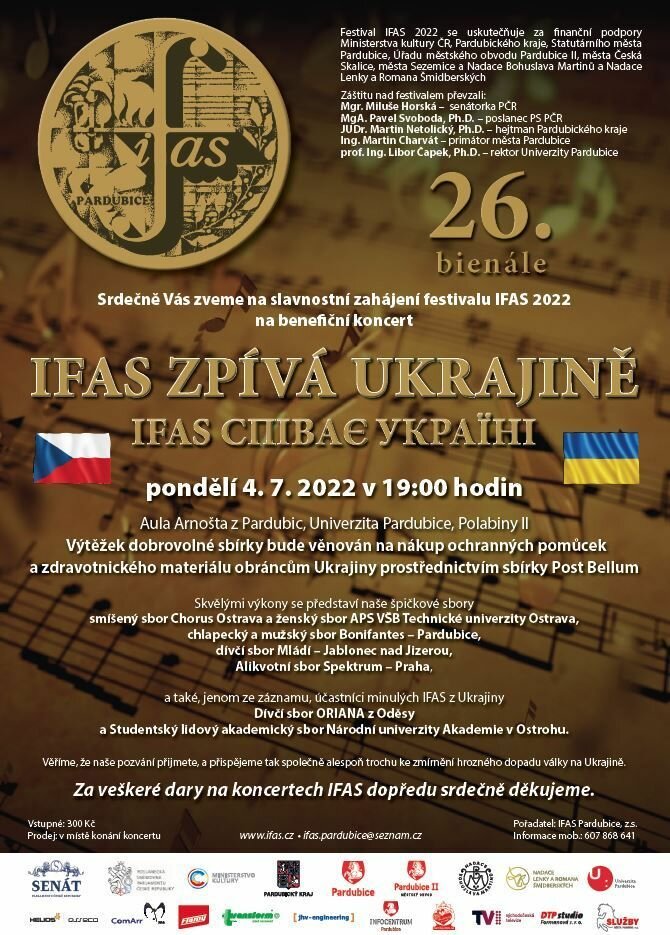 IFAS zpívá Ukrajině