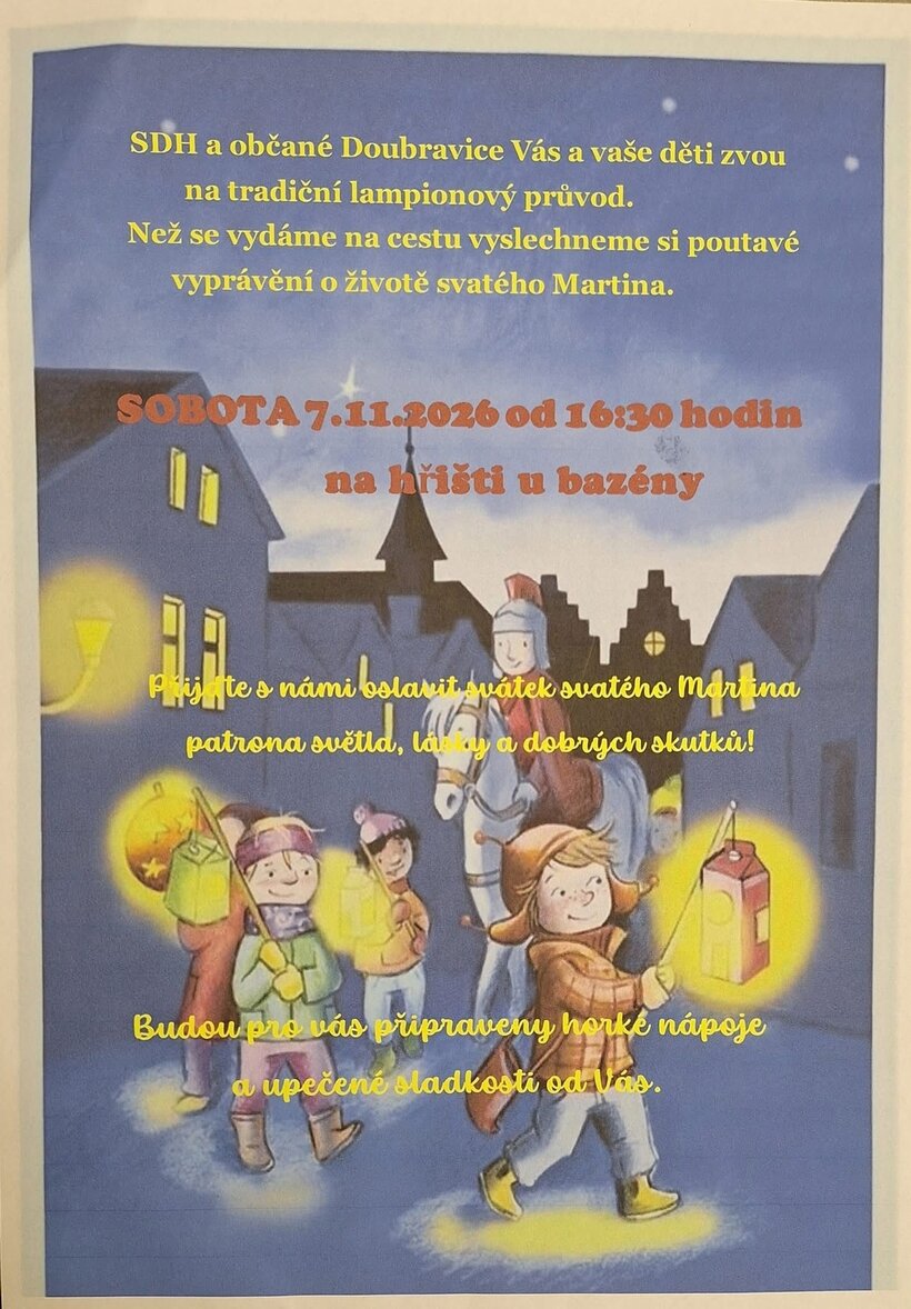Svatomartinský lampionový průvod