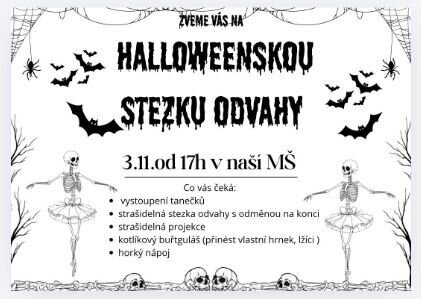 Halloweenská stezka odvahy