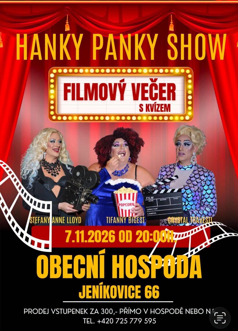Hanky Panky show - Filmový večer s kvízem