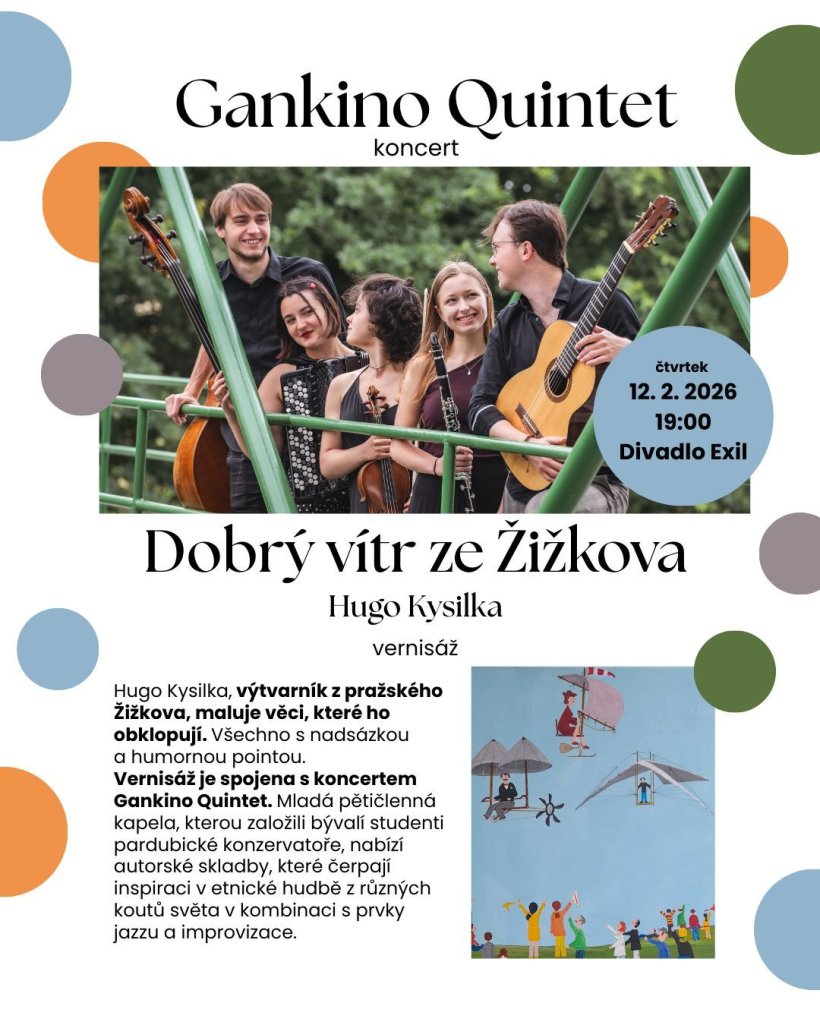 Hugo Kysilka: Dobrý vítr ze Žižkova & Gankino Quintet