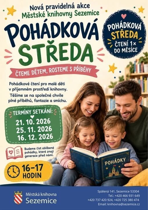 Pohádková středa: Čteme dětem, rosteme s příběhy