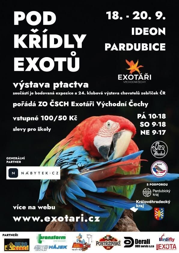 Pod křídly exotů - výstava ptactva