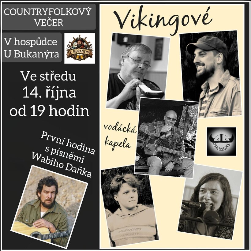Countryfolkový večer - Vikingové