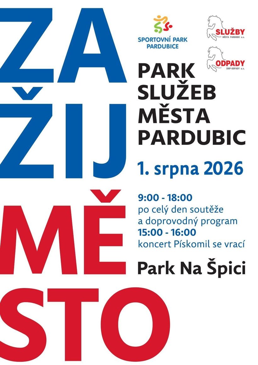 Zažij město 2026 (den Služeb města Pardubic)
