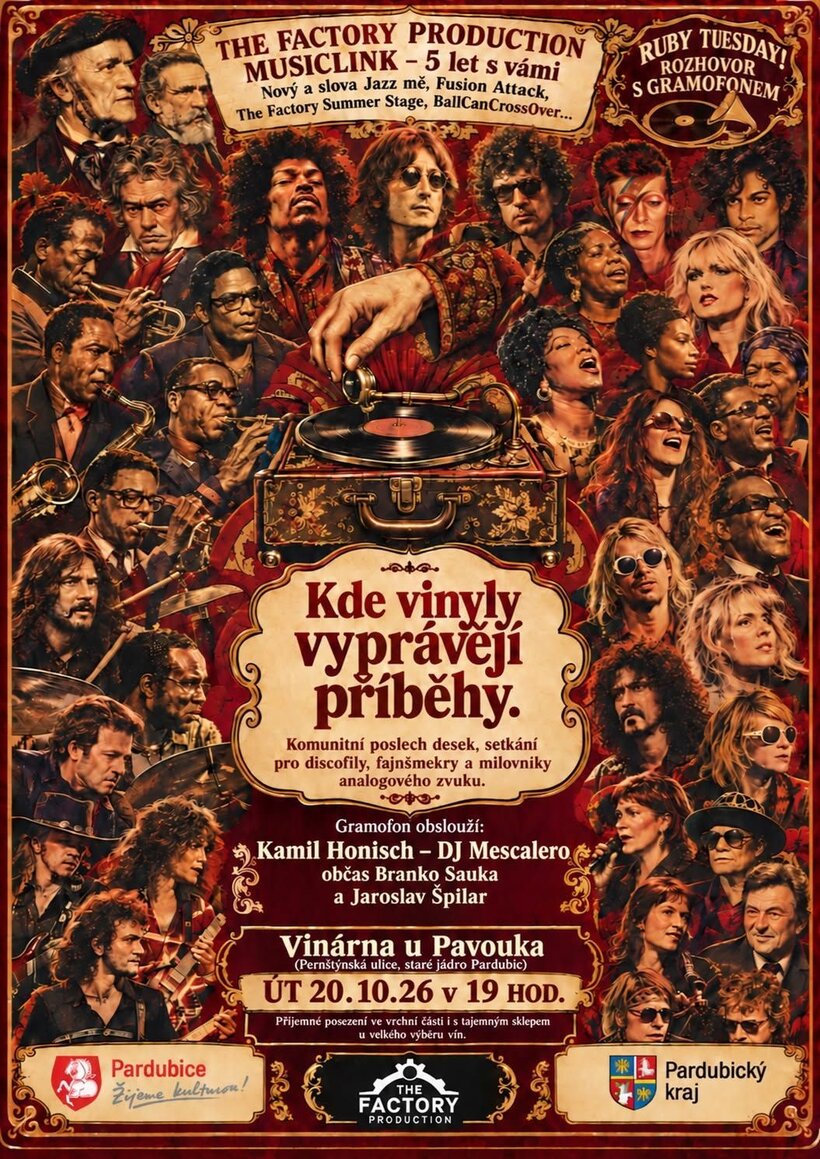 "Ruby Tuesday“ - rozhovory s gramofonem: Kde vinyly vyprávějí příběhy
