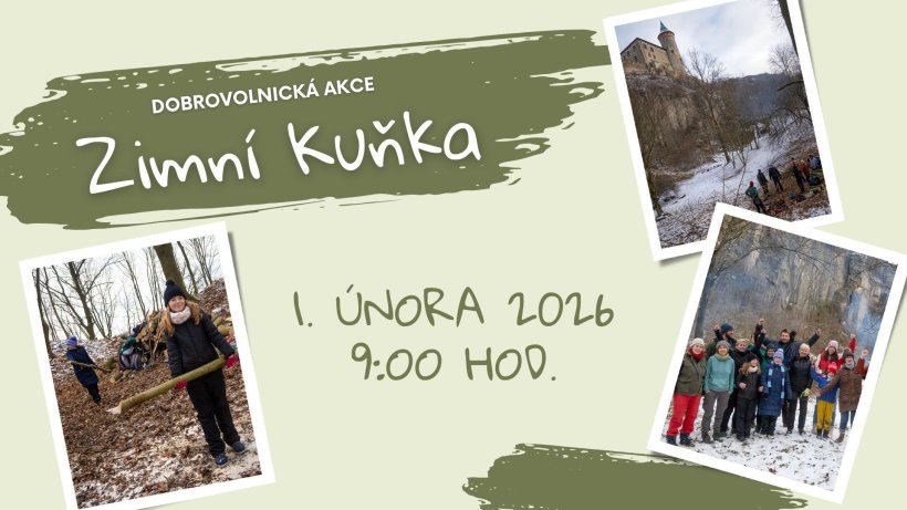 Dobrovolnická akce: Zimní Kuňka