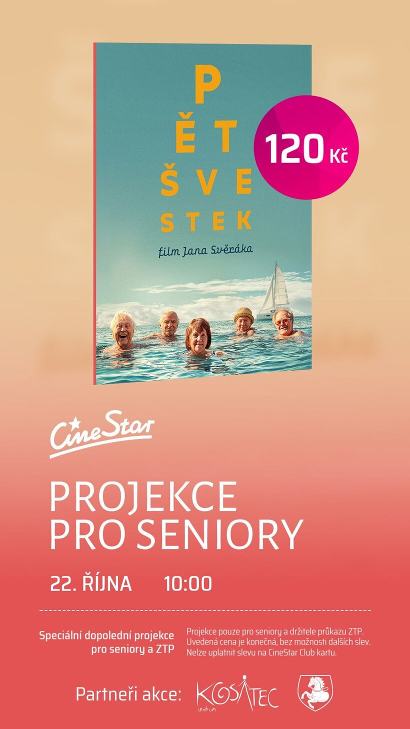 Projekce pro seniory - Pět švestek