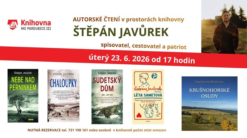Autorské čtení - Štěpán Javůrek