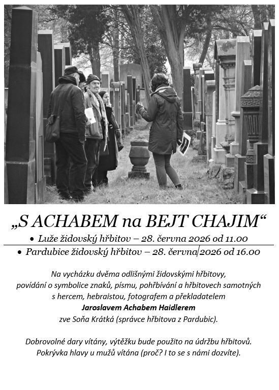 Prohlídka židovského hřbitova „S Achabem na Bejt Chajim“