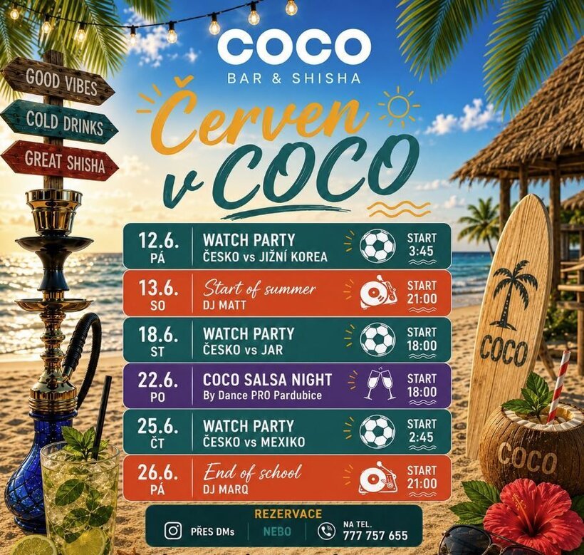 Watch Party - Česko vs. Mexiko