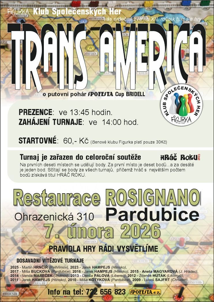 XII. ročník turnaje hry Trans America