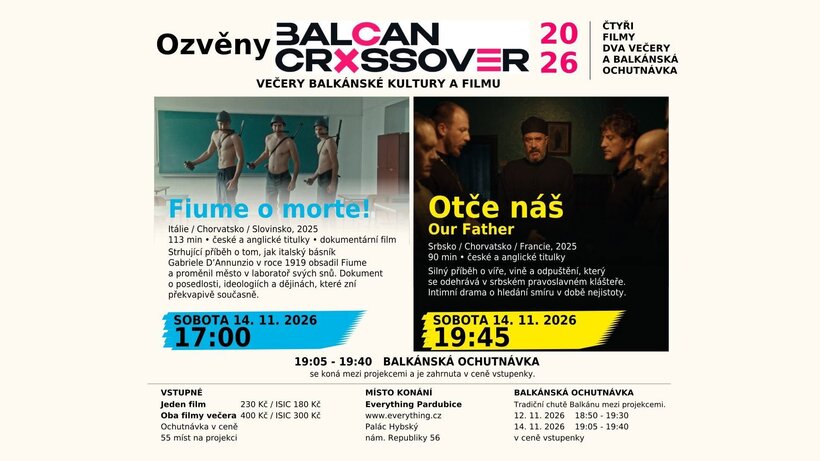 Ozvěny Balcan Crossover 2026 - film Otče náš