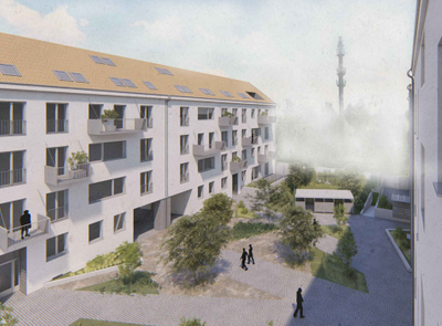 Husova ulice je o krok blíž modernímu a dostupnějšímu městskému bydlení