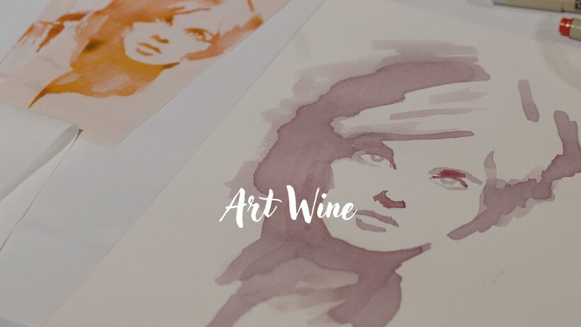 Malování vínem