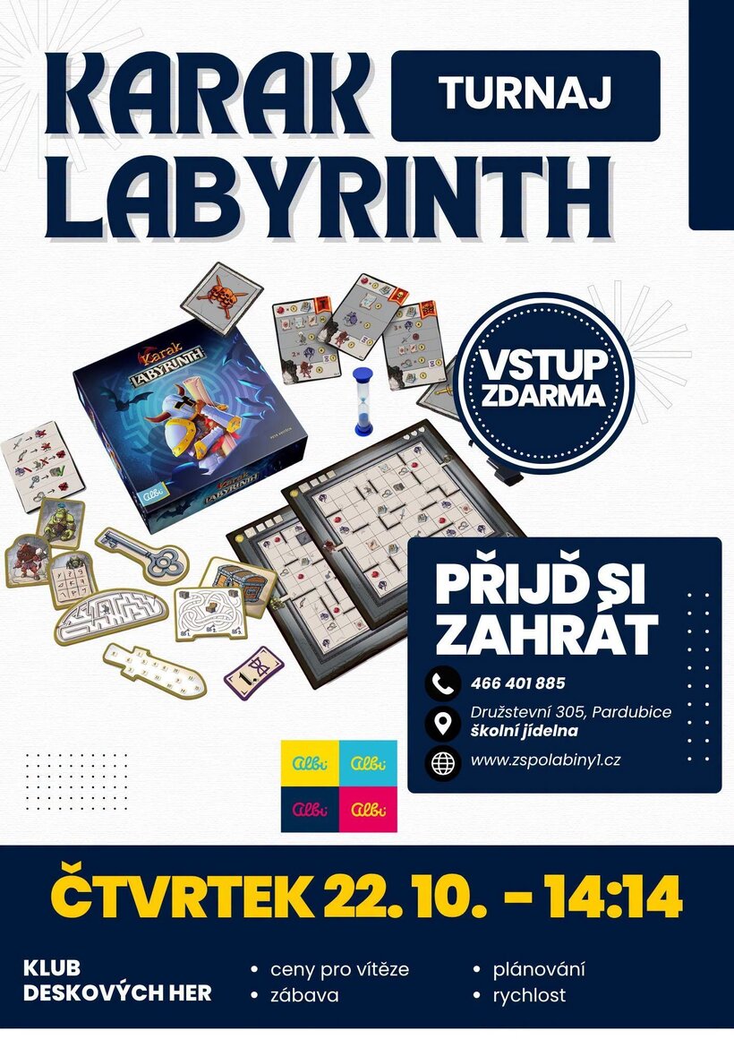 Karak Labyrinth - turnaj v deskové hře