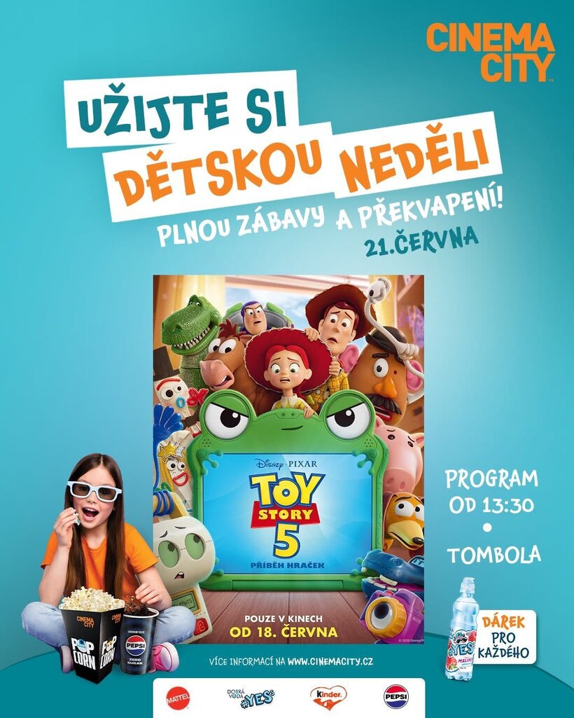 Dětská neděle - Toy Story 5: Příběh hraček