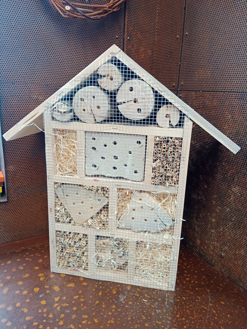 Výroba hmyzích domků