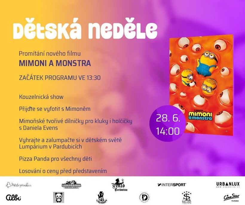Dětská neděle - Mimoni a monstra
