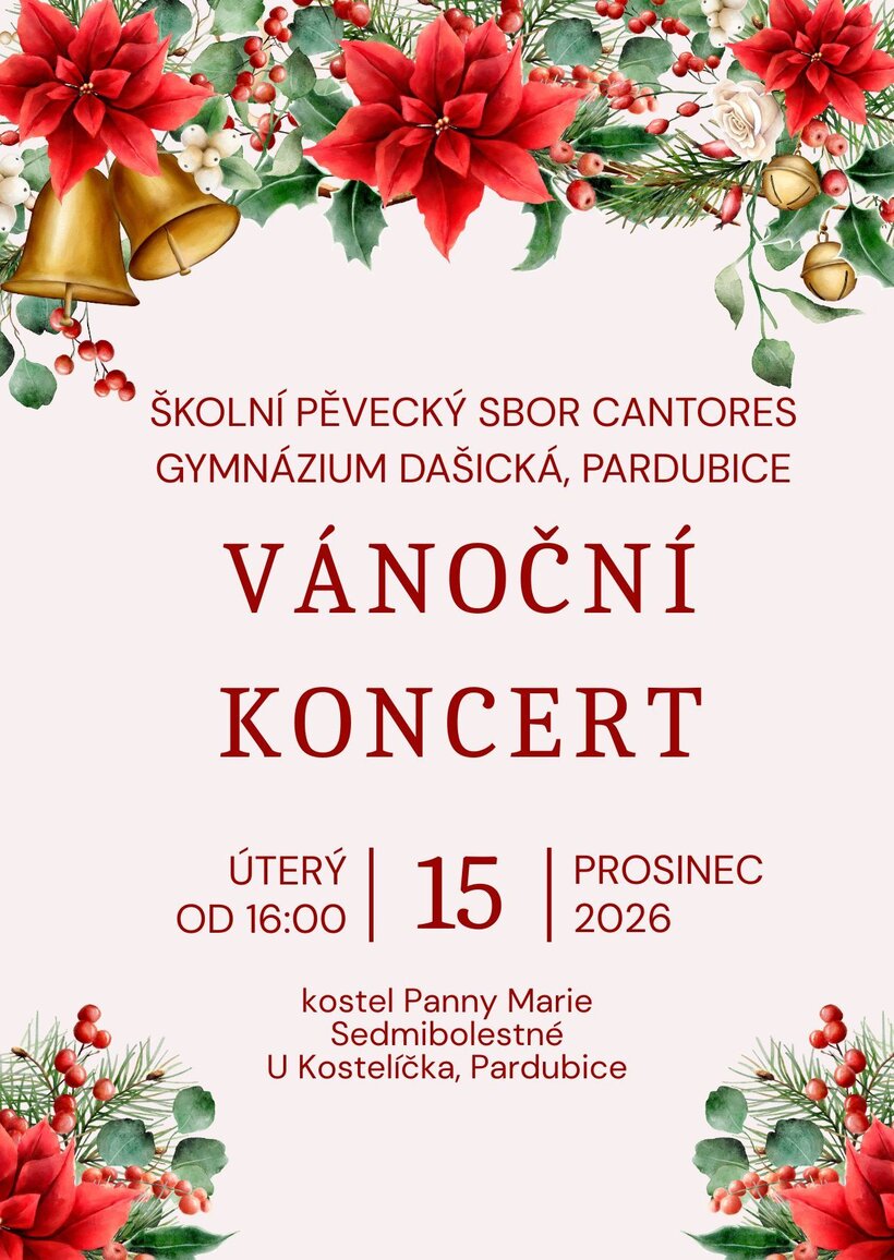 Vánoční koncert pěveckého sboru Cantores