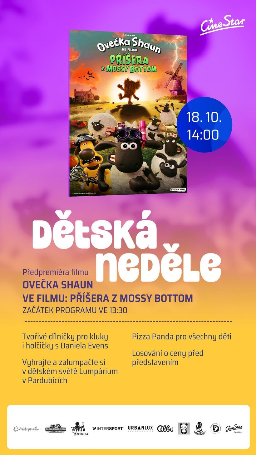 Dětská neděle - Ovečka Shaun ve filmu: Příšera z Mossy Bottom