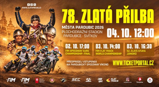 78. Zlatá přilba města Pardubic (2. - 4. 10. 2026)